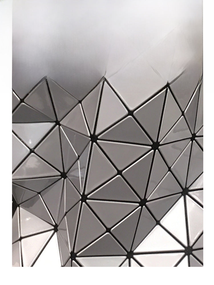 Wholesale diamond pattern tote bag large capacity commuter shoulder bag